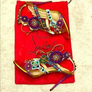 Christian Louboutin strap heels